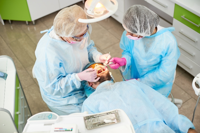dental assisted dental implant surgery